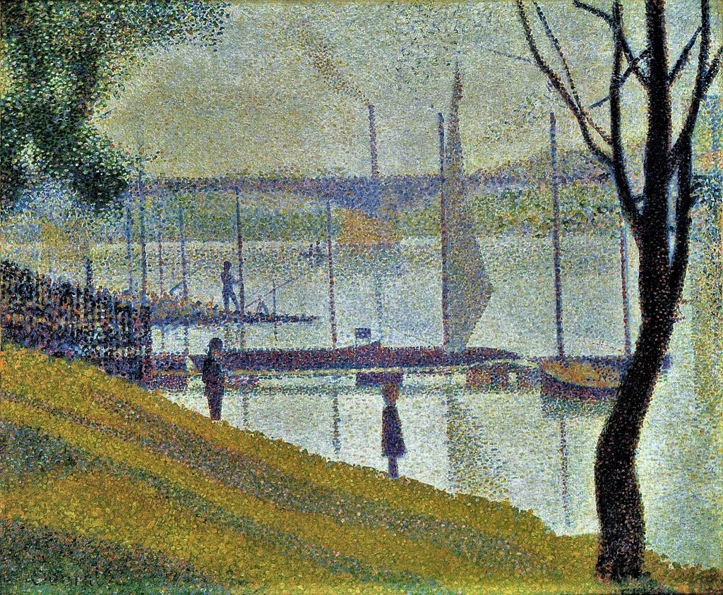 Georges Seurat: 1886-87, DR172, Bridge at Courbevoie, 46x55, Courtauld (iR6;iR11;iR2;R183,no172;R207,no125;M60) =3SdI-1887-442 =8SdI-1892-1090 =RB1900-25