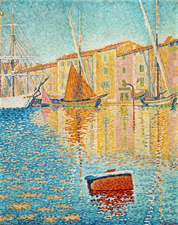 Paul Signac: 1895, CR284, La Bouée rouge (Saint-Tropez), 81x65, Orsay (iR10;iR6;R56,p51;R39,no89;R106,no284;M1) =3LE-1896-390 =13SdI-1897-1091