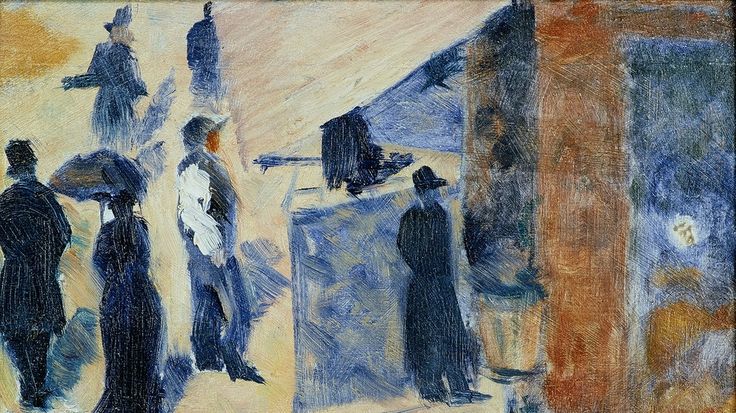 Georges Seurat: 1882-83ca, DR59, Dans la rue, 16x25, WRM Cologne (iR6;R183,no59;M55) =RB1900-19