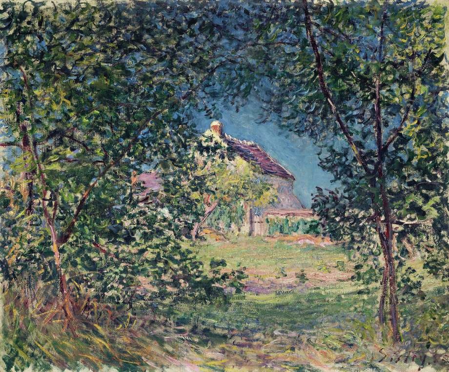 Alfred Sisley: 1885, CR350, Lisière de forêt au printemps, 61x74, Orsay (iR10;iR108;M1;R129,no350) Caillebotte bequest