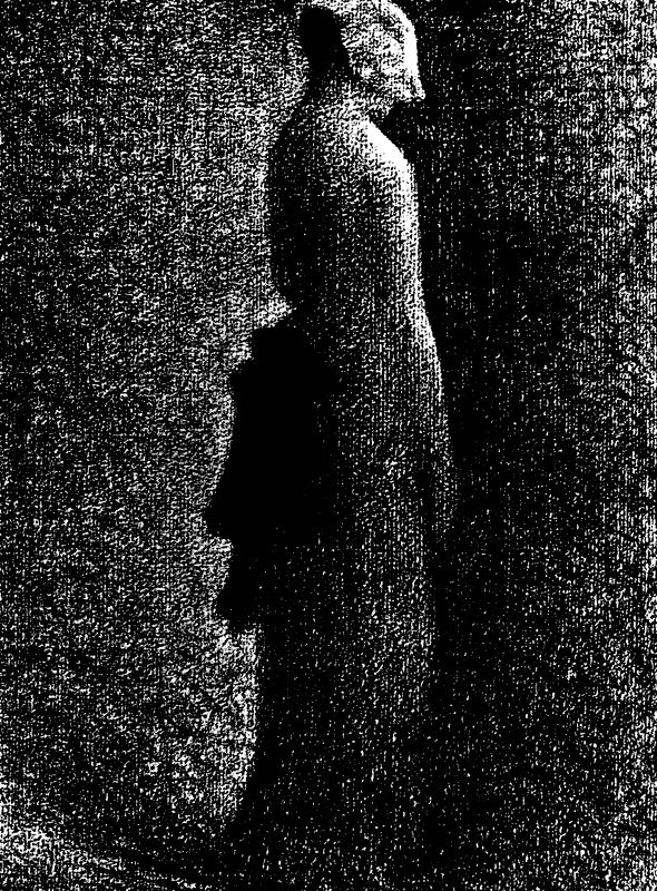 Georges Seurat: 1882, The black knot, dr, 32x25, Orsay (iR6;M1)