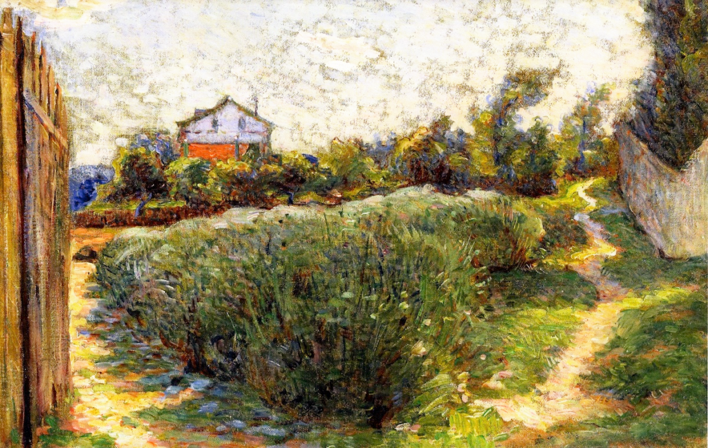 Marie Bracquemond: 1880ca, Small Landscape with House, 26x39, MBA Rouen (iR2;iR23;aR6;aR5;iR10;R168,p271;M12)