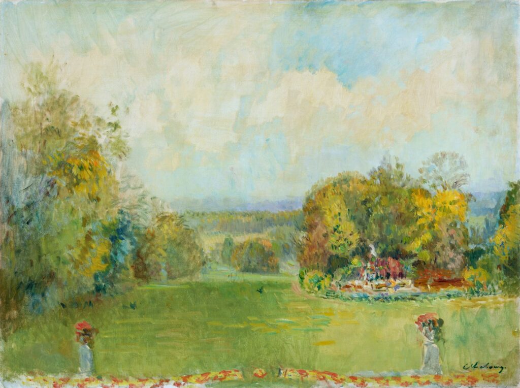 Albert Lebourg: 1906, Sbr, Le Jardin du Docteur Viau, 73x98, A2023/06/07 (iR17)