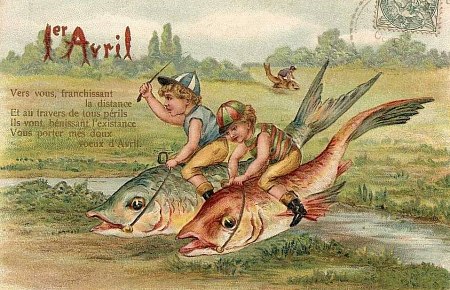 Henry Somm: 18xx, Poisson D'Avril, xx, xx (iR10;iR1) =? SdAF-1881-4850, Une gravure, poisson d'avril