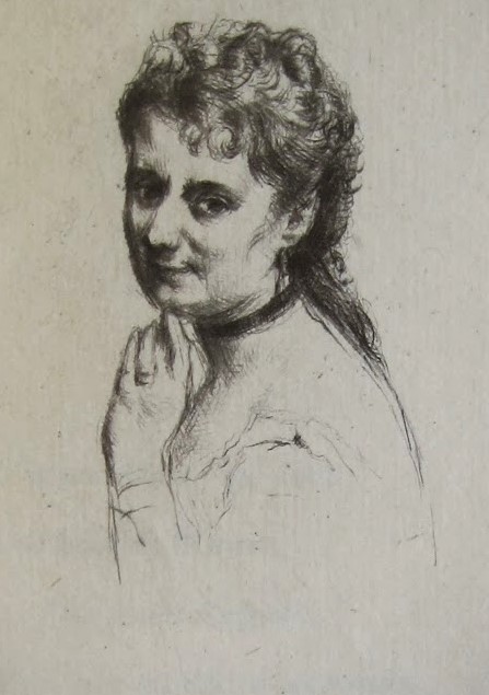 Marcellin Desboutin: Beraldi 141 = Clément-Janin 188: 1876, Mlle Léotine Beaugrand, ballerina (1842-1925), ps after life, 12x8, (aR16;iR10;R158,no188;R85V,no141) =? 2IE-1876-69-2, Portraits et études (gravure à la pointe sec)