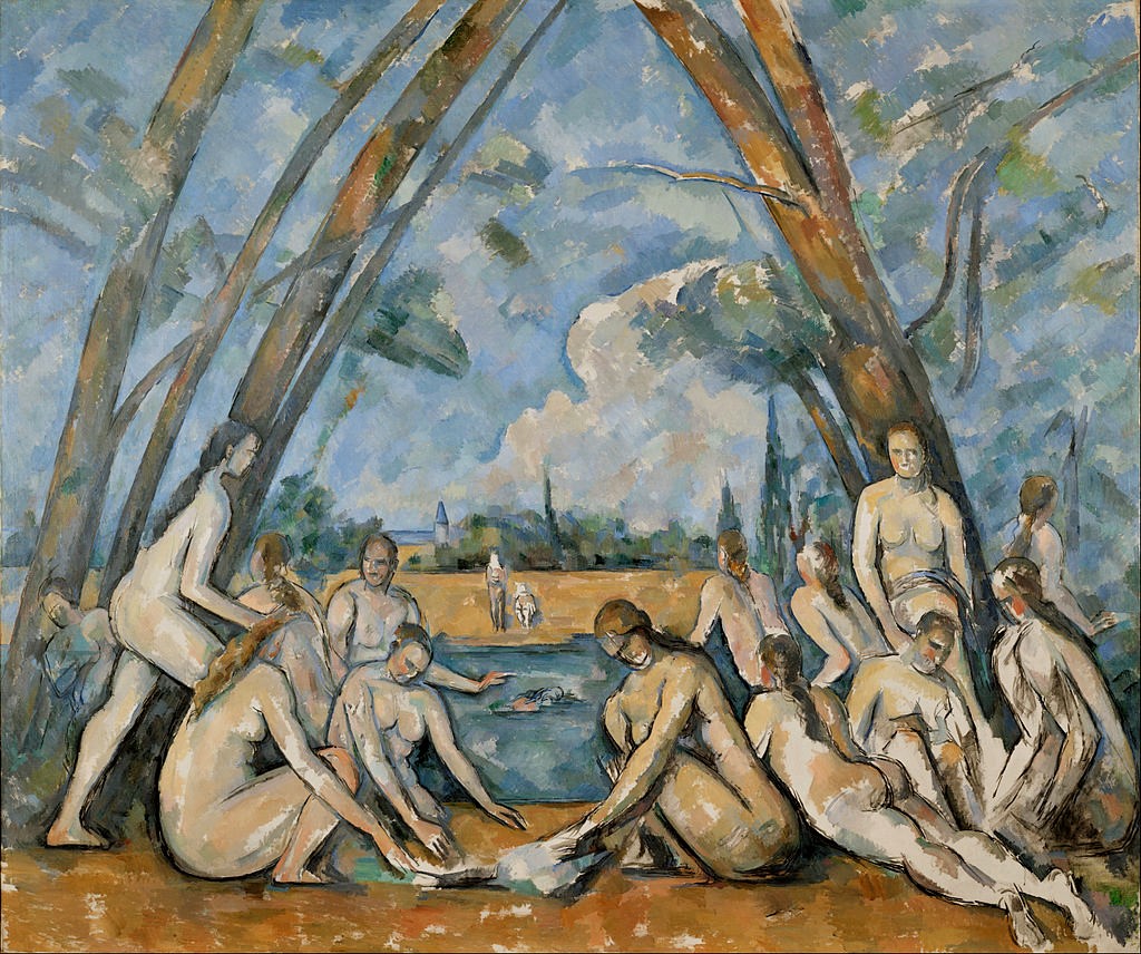 Paul Cézanne: 1898-1905, CR719, Les Grandes Baigneuses, 208x249, Philadelphia MA (iR3;iR8;R48,no657;R34,p85;R163,p126;M28)