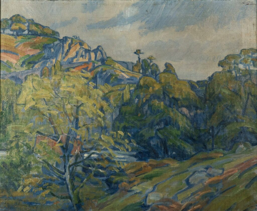 Franc Lamy: 1xxx, Sbl, Landscape (Provence), 60x74, A2022/07/23 (iR17;iR11;iR10)