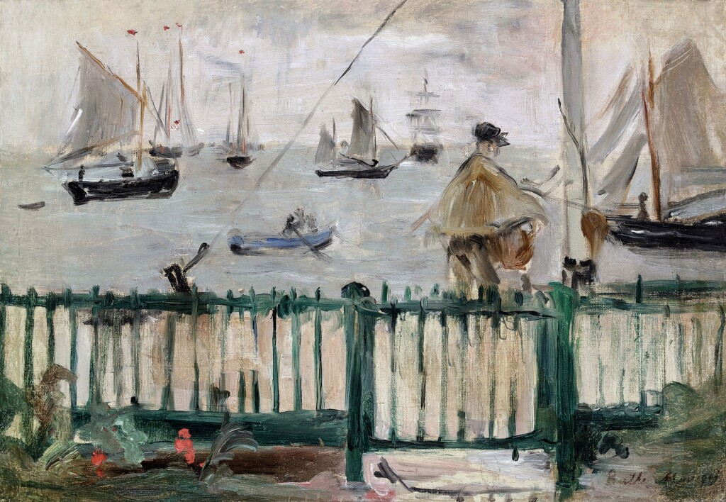 Berthe Morisot, 2IE-1876-177, Vue d'Angleterre =? 1875, CR50, Dans l'île de Wight, 27x39, A2023/06/28 (iR10;iR14;iR6;R100,p27+no50;R2,p163) =?? 2IE-1876-171 (R2,p163)