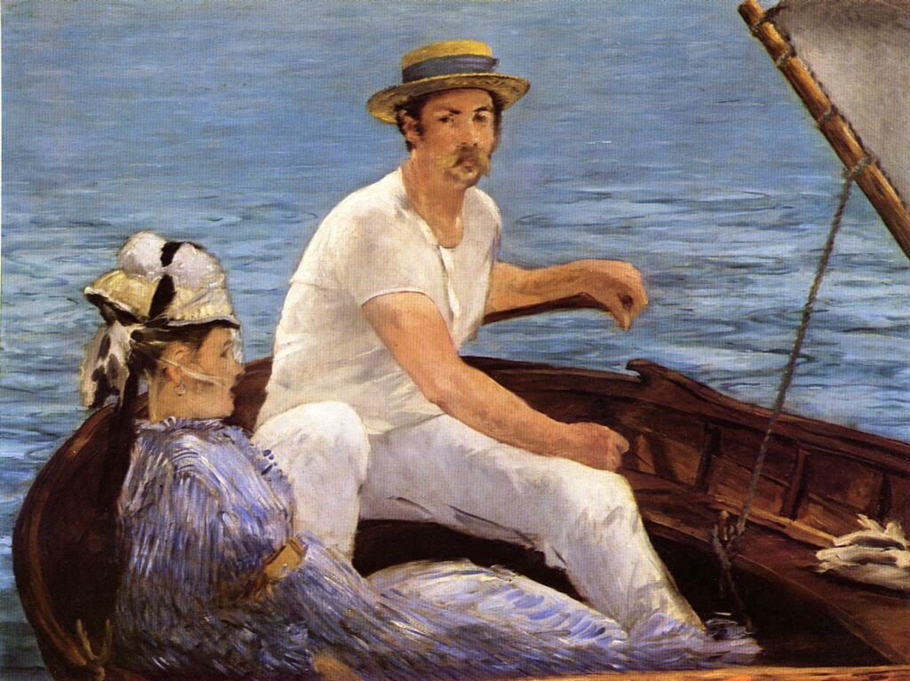 Édouard Manet (1832-1883): 1874, RW223, Boating (En Bateau), 97x130, Metropolitan (iR2;iR1;aR1;R231=iR40;R71,no196;R213,no163;R120,no223;M23) =S1879-2011; =ENBA-1884-76; =EU-C-1889-498