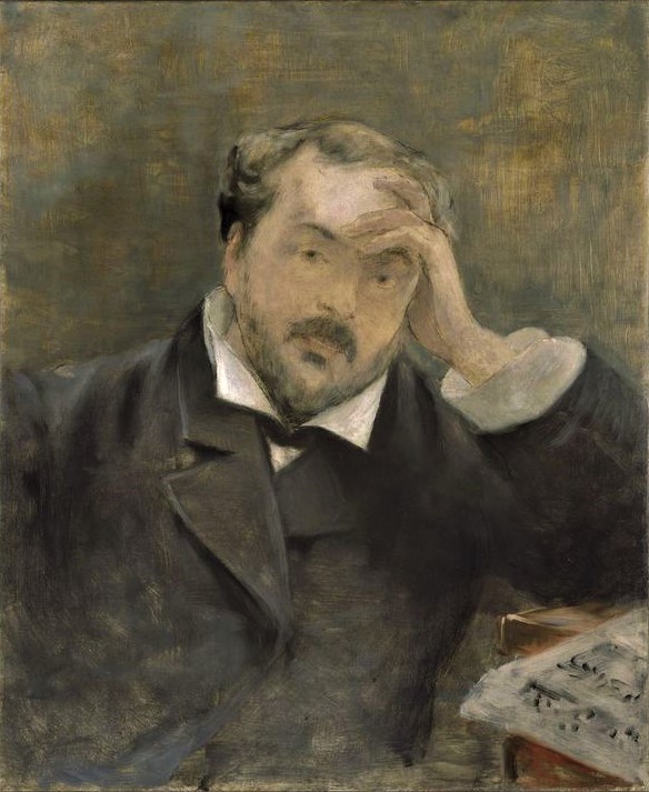 Edouard Manet (1832-83): 1881, Emmanuel Chabrier (composer), pastel, 65x45, FAM Cambridge (iR2;R71,no358;M32)