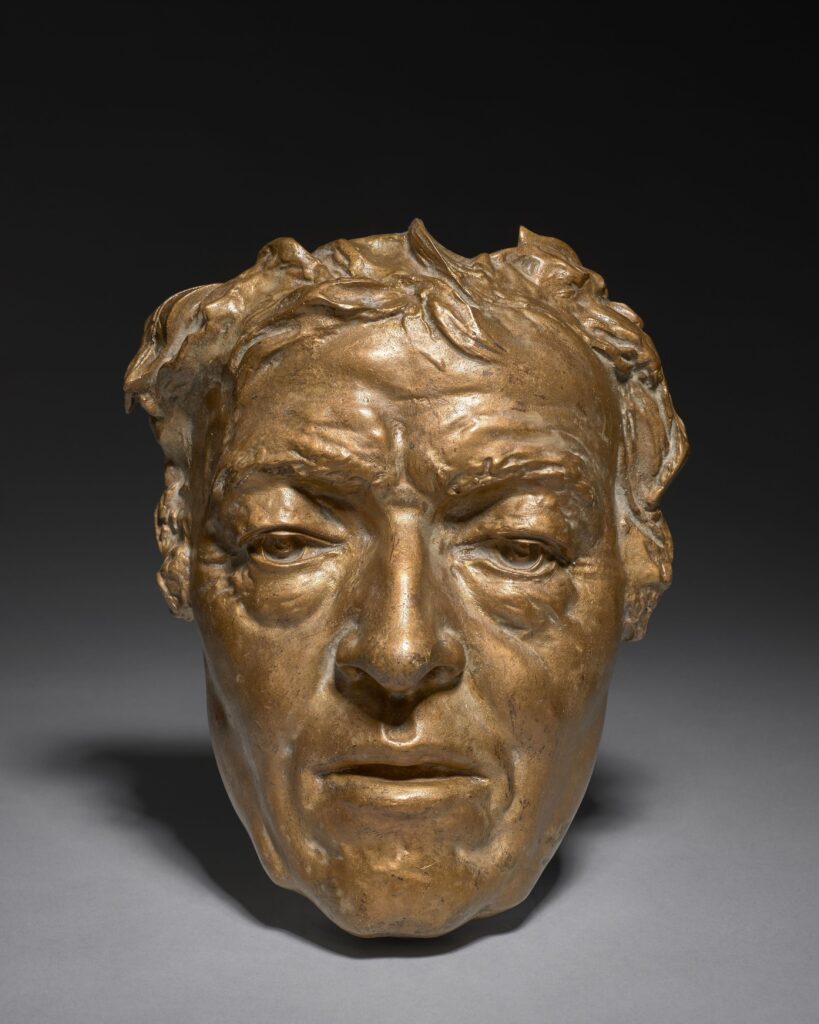 Zacharie Astruc: 18xx, Masque de Corot (1), bronze, h23, A2022/02/22 (iR17;iR1) Compare: SdAF-1889-3990, Portraits masques; sculpture.