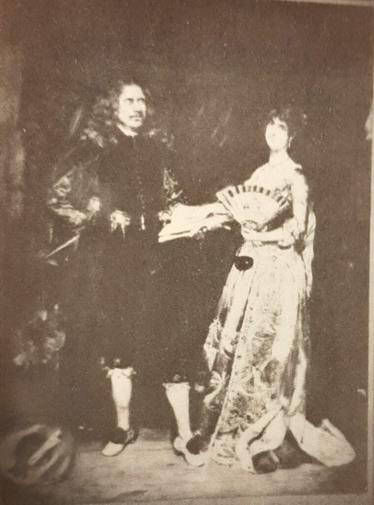 Zacharie Astruc: 1884, Répétition d'acteurs du vieux drame espagnol, oil painting (R420,fig.75;aR1) =!? SdAF-1884-51, Répétition d'acteurs du vieux drame espagnol (iR1)