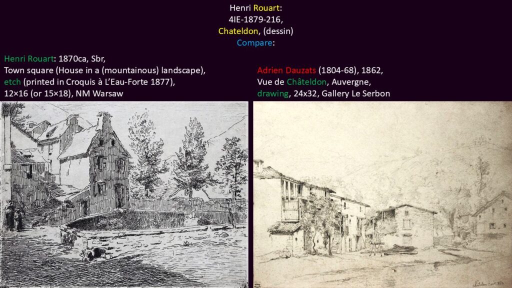 Henri Rouart: 4IE-1879-216, Chateldon, (dessin). Compare: