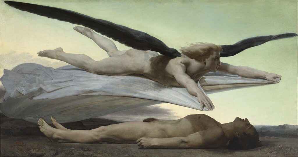 Bouguereau (1825-1905): 1848, Equality before death, 141x269, Orsay (iR6;M1) =S1849-201, Egalité devant la mort (debut)