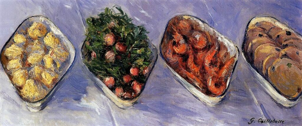 Gustave Caillebotte: 1881ca, Sbr, 1CR209=2CR198, Hors d'Oeuvre, 25x55, private (iR2;R102,no198;R101,no209) Expo: DR1894-110.