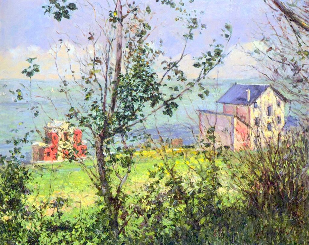 Gustave Caillebotte: 1882, SDbr, 1CR186=2CR223, Villas at Trouville, 65x82, Tokyo Fuji AM (iR2;R102) Provenance: 1882-94ca Eugène Lamy; Expo: DR1894-15;