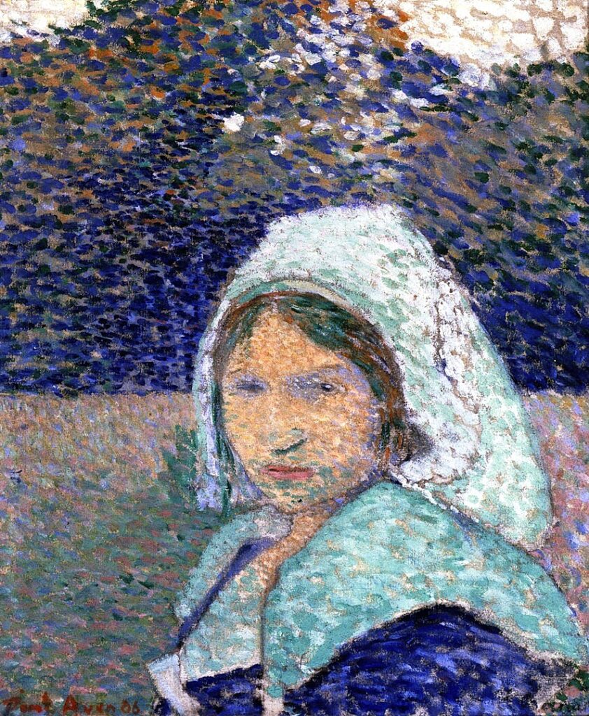 Émile Bernard (1868-1941): 1886, SDbl, Young Breton at Pont-Aven, 52x45, A2006 (iR2;iR10;iR15;M73)