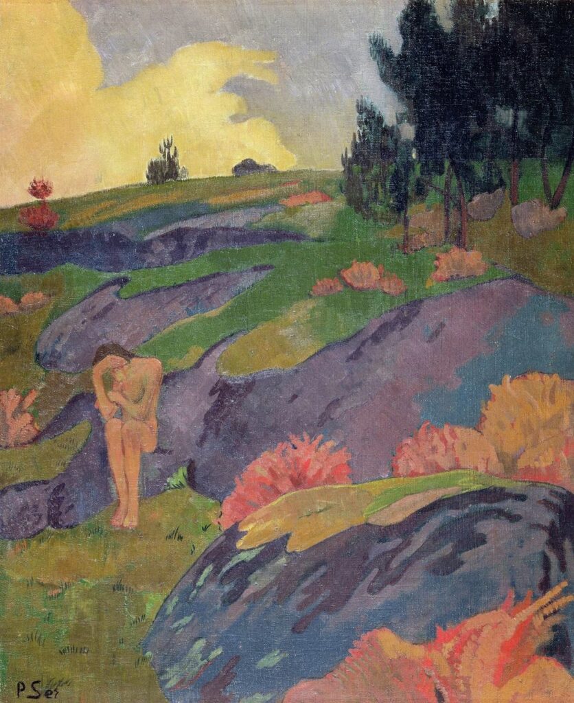 Paul Sérusier (1864-1927): 1890ca, Melancholia (Breton eve), 73x60, private (iR155;iR10;R298,no220)