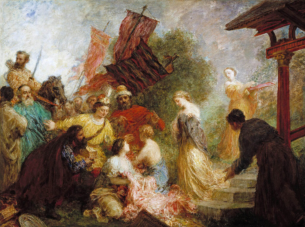 Henri Fantin-Latour (1836-1904): 1863, Display of enchantment, 99x132, MBA Montréal (iR10;M110) Expos: SdR-1863; EU-1900-C-279, Féerie (à M. Haviland; Salon des refusés 1863).