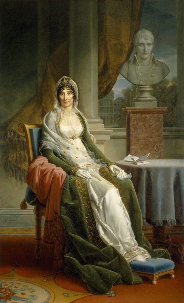 François Gérard (1770-1837): 1802-03ca, Maria Laetitia Ramolino Bonaparte, 211x130, NGS Edinburgh (M63;iR6;R231-1+2) =EU-1900-C-315, Portrait de Mme Laetitia (à Mme Eugène Schneider).