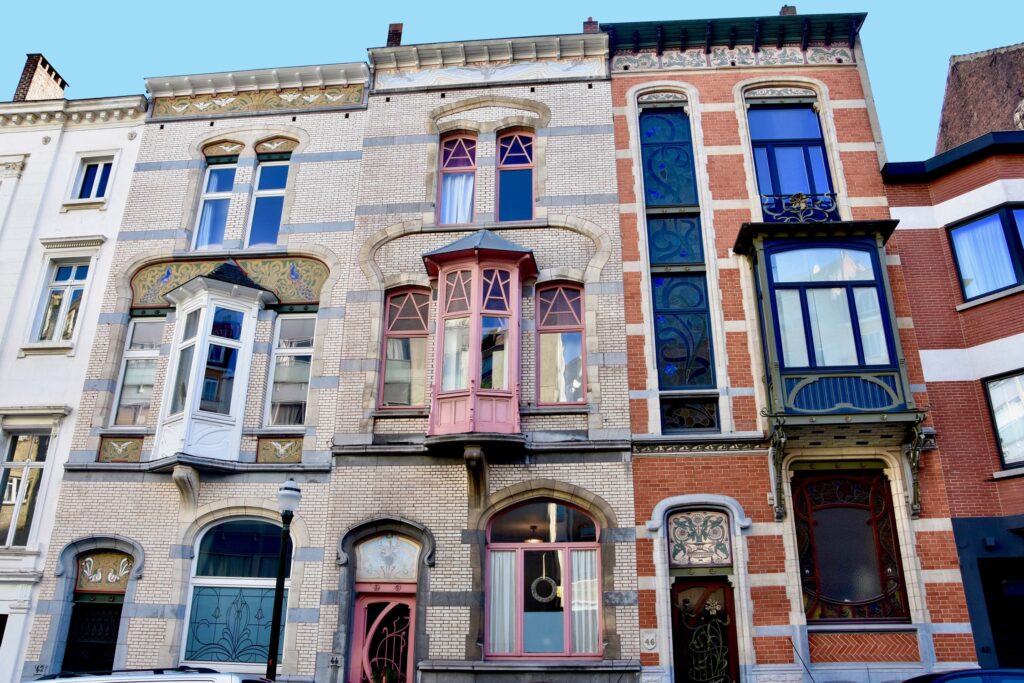 Ernest Blérot (1870-1957): 1899, Bellevuestraat 42-46, Brussels (R508,p136)