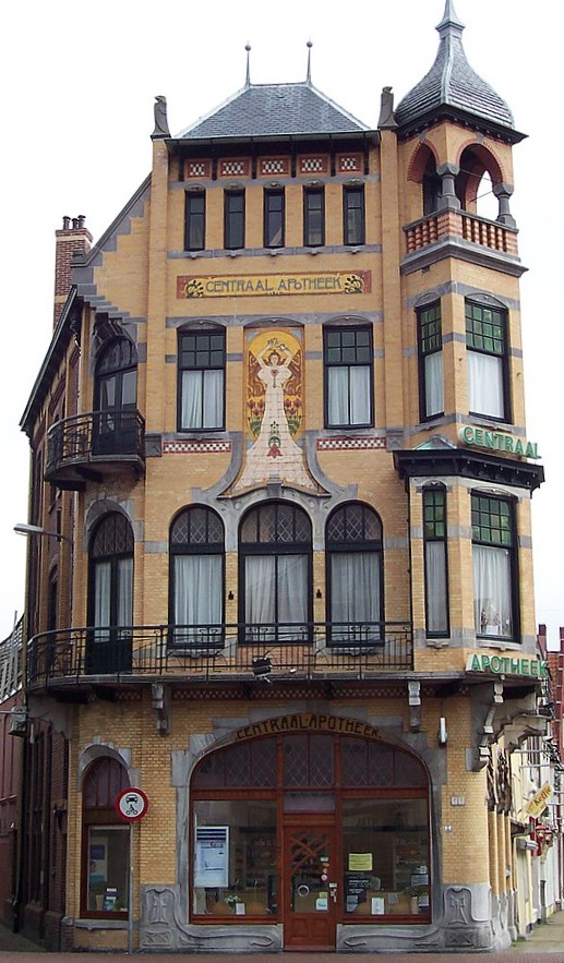 Gerhardus Berend Broekema (1866-1946): 1904-05, Centraal Apotheek, Voorstreek 58 Leeuwarden (iR6;iR5;iR10)