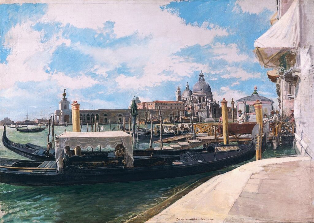 Ernest Meissonier (1815-91): 1888, SD, The Grand Canal, Venice, 93x130, Orsay (iR155;aR1;R231-6;M1) Expos: EU-1889-OdA-1012, Venice; EdBA-1893-4.