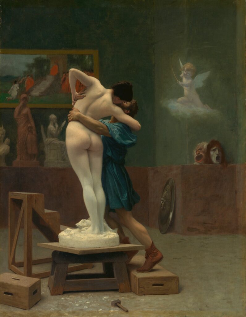 Jean-Léon Gérôme (1824-1904): 1890-92ca, Pygmalion and Galatea, 89x69, Metropolitan (M23;iR2;R14,p144;R322,no12-14) Provenance: 1892/03/22 Boussod, Valadon & cie (11.250fr); 1892/04/07 (17.250fr)