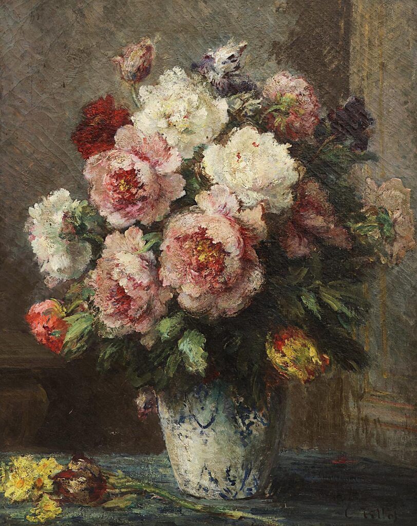 Charles Tillot (1825-1906): 18??, Sbr, A bouquet of flowers, 80x65, A2025/11/20 (iR17;iR10)