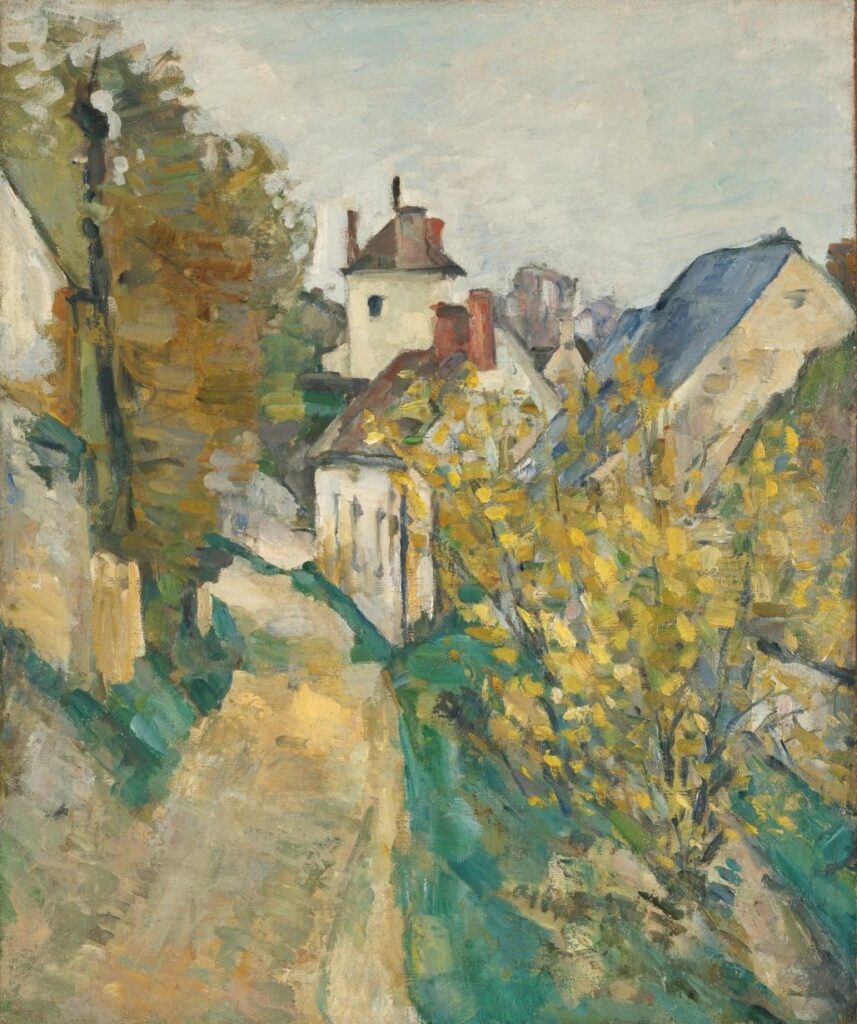 Paul Cézanne: 1873ca, V144, The House of Dr Gachet in Auvers-sur-Oise, 62x51, Yale New Haven (iR2;R48,no144;R189,no144;M33)