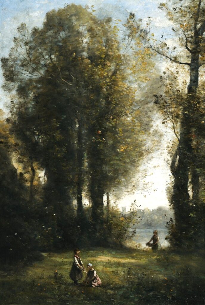 Corot (1796-1875): 1865-70ca, La Cueillette des Marguerites, ?cm, ?private (iR155) Provenance: ? Durand-Ruel (RdE-1873-102, La Cueillette, 72x50cm (R243)