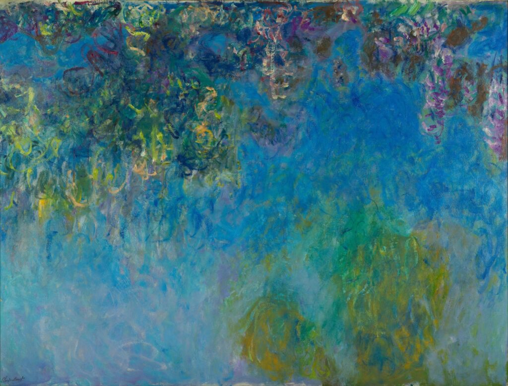 Claude Monet: 1919-1920, CR1908, Wisteria, 150x200, Km The Hague (iR3;R22,no1908;M71)