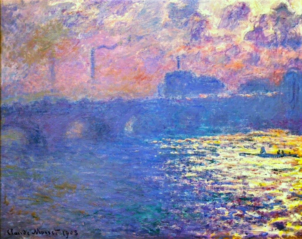 Claude Monet: CR1567, 1903, SDbl, Waterloo Bridge, sunlight effect, 73x92, Milwaukee AM (iR51;iR3;R22;M231) Expo: DR1904-25.