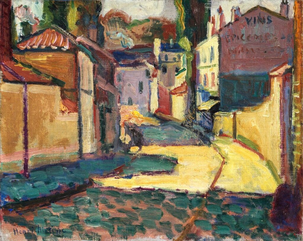 Henri Matisse (1869-1954): 1899, Sbl, Street at Arcueil, 22x27, SMK Copenhagen (iR155;M292;iR6)