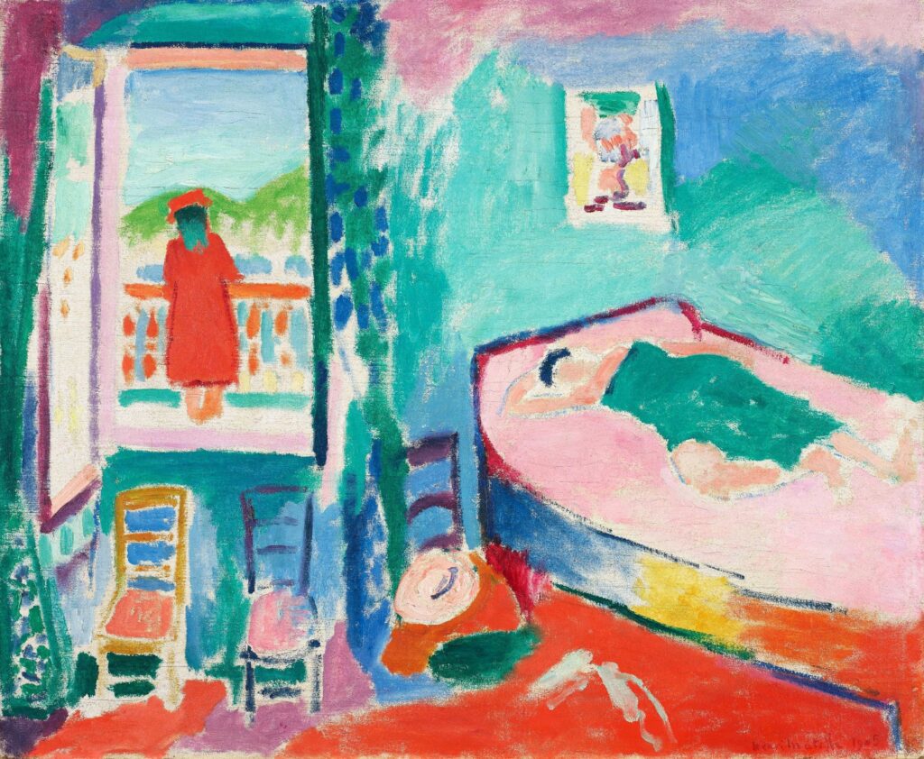 Henri Matisse (1869-1954): 1905, SDbr, BI11.020, Interior in Collioure (Siesta), 59x72, Kh Zurich (M86;iR155;R216,no20)