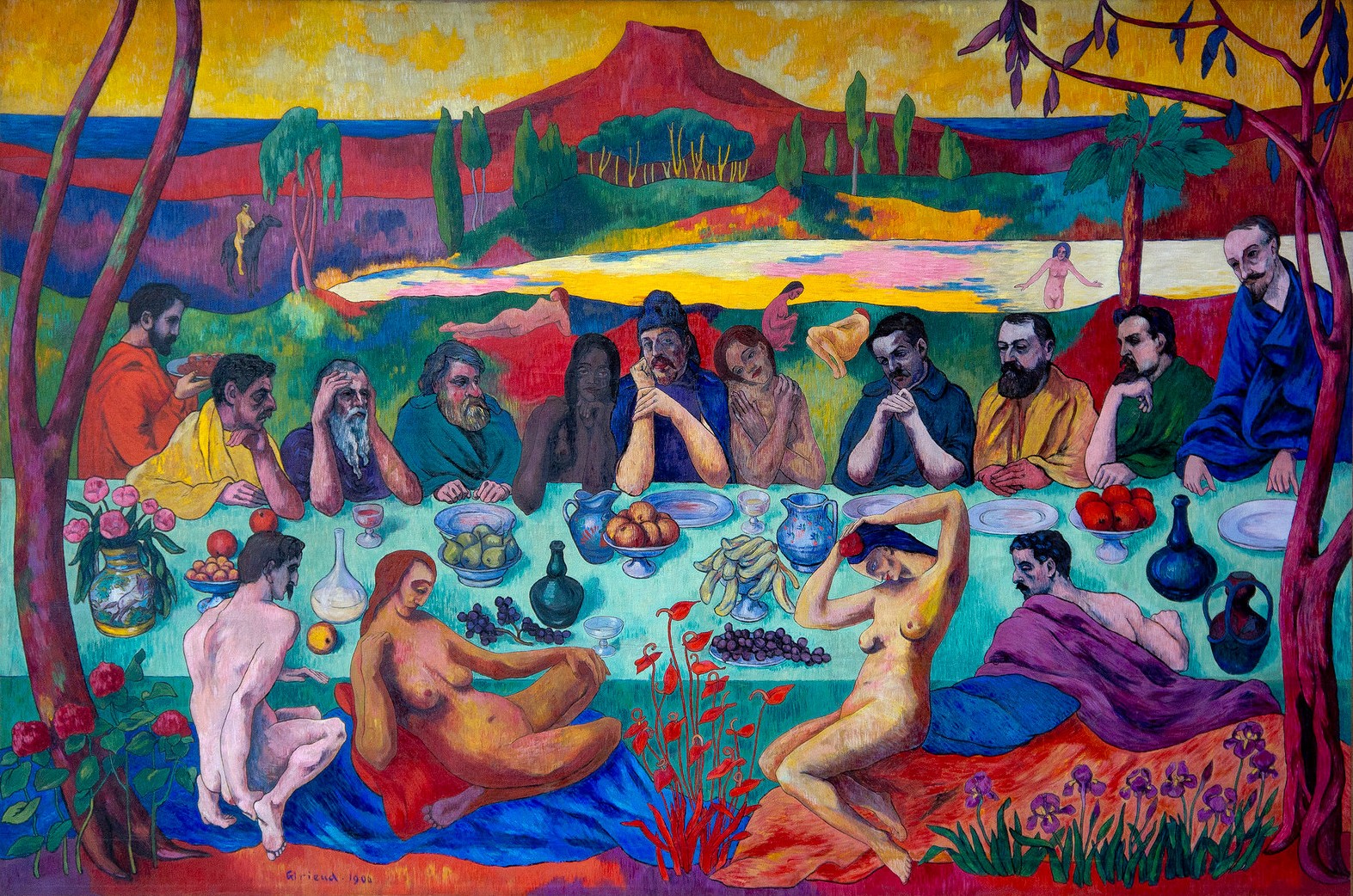 Pierre Girieud (1876-1948): 1906, Hommage à Gauguin, 200x301, Md Pont Aven (iR6;iR4;iR313;iR1;M216) =4SdA-1906-659