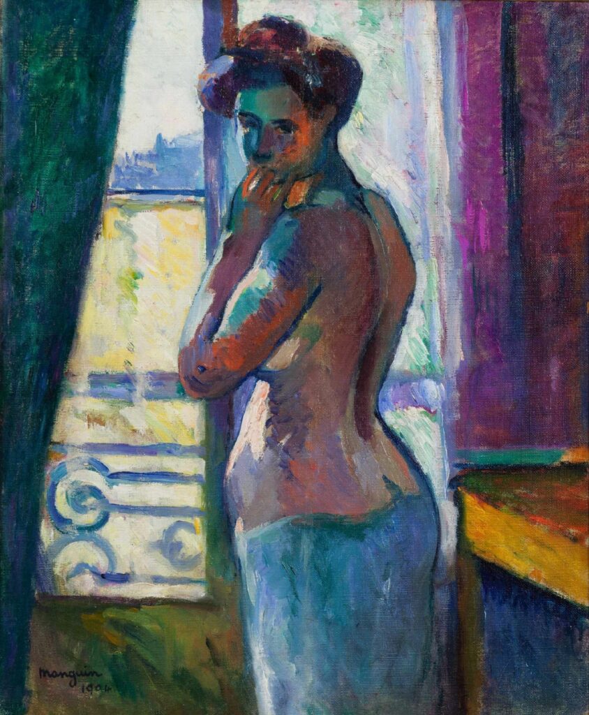 Henri Manguin (1874-1949): 1904, CR101, SDbl, Devant la fenêtre, rue Boursault, 61x50, private (iR10;M209;R235/1907;R176,no15;R533,p141) =23SdI-1907-3191, La fenêtre