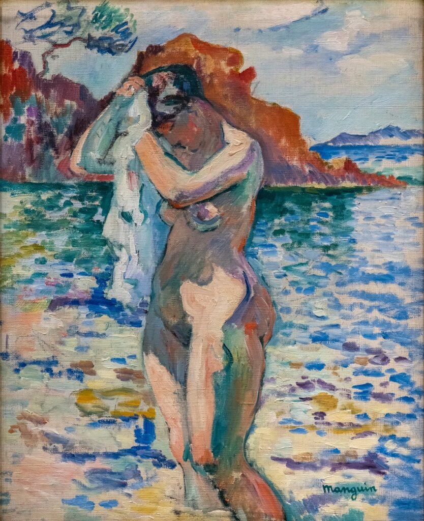 Henri Manguin (1874-1949): 1906, CR224, Sbr, La baigneuse, 61x49, Pushkin (iR155;R176,no47;M96) =4SdA-1906-1100, La baigneuse
