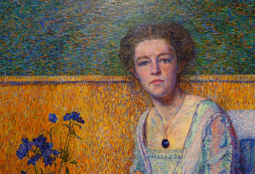 Jo Koster (1868-1944): 1913/06, SDbr, Portrait of Hermance Löhnis (detail), 120x90, SM Laren (HW25;iR6;R566,p137;M74)