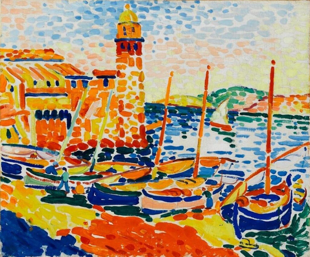André Derain (1880-1954): 1905, Sbr, Le port de Collioure, 47x56, Sg Stuttgart (iR6;M275)